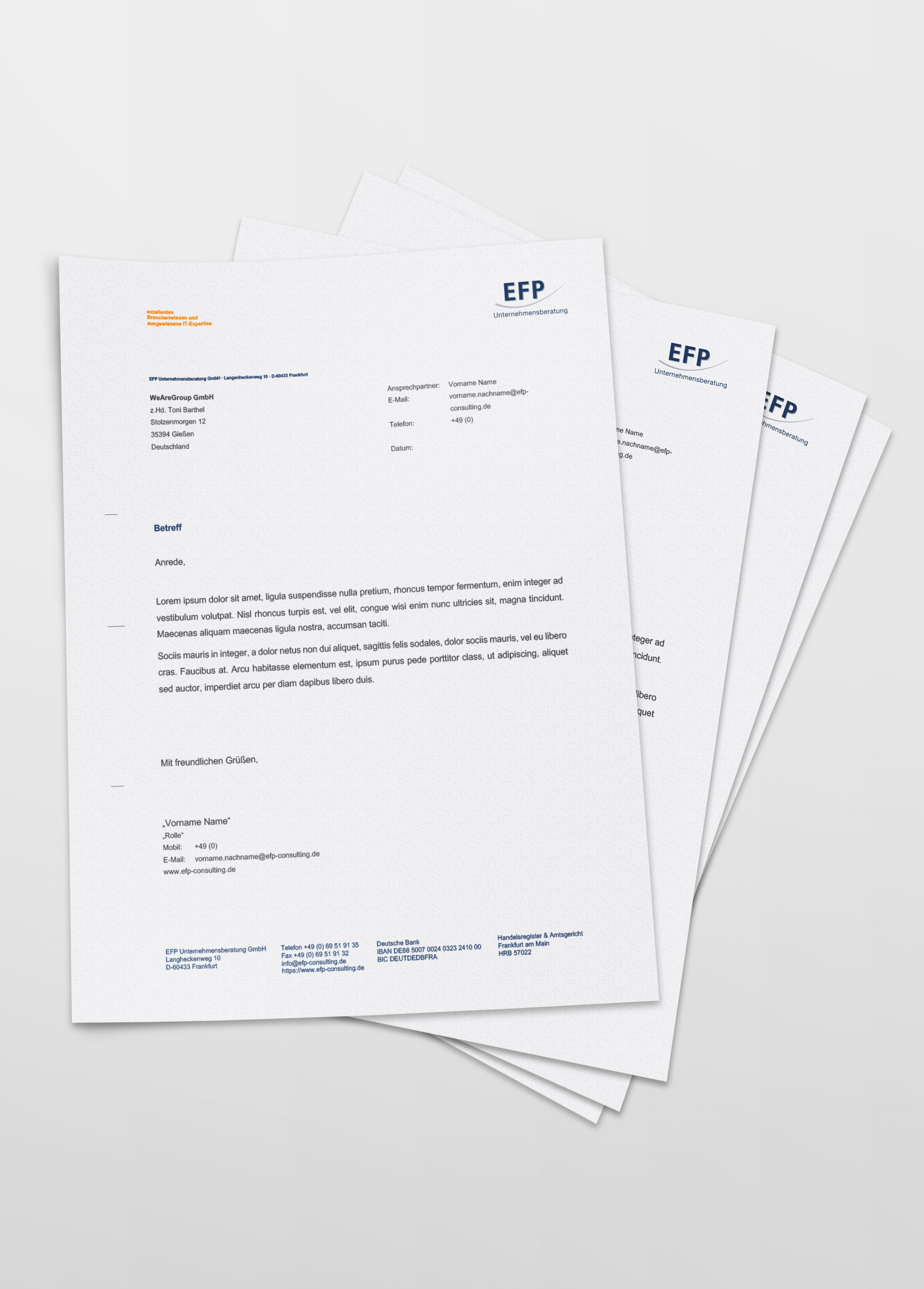 Mock Up Briefpapier EFP