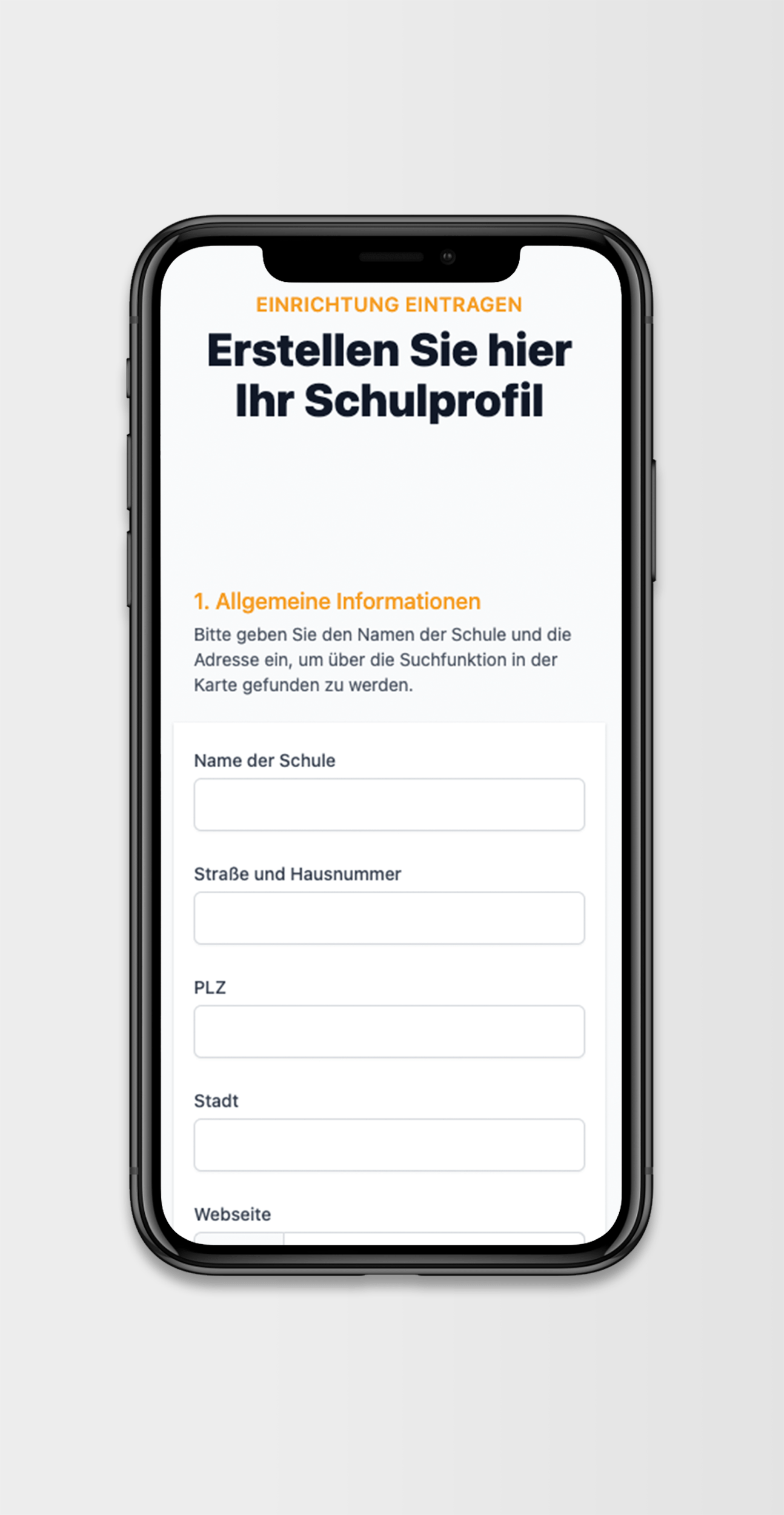 Schulkompass Mockup Phone