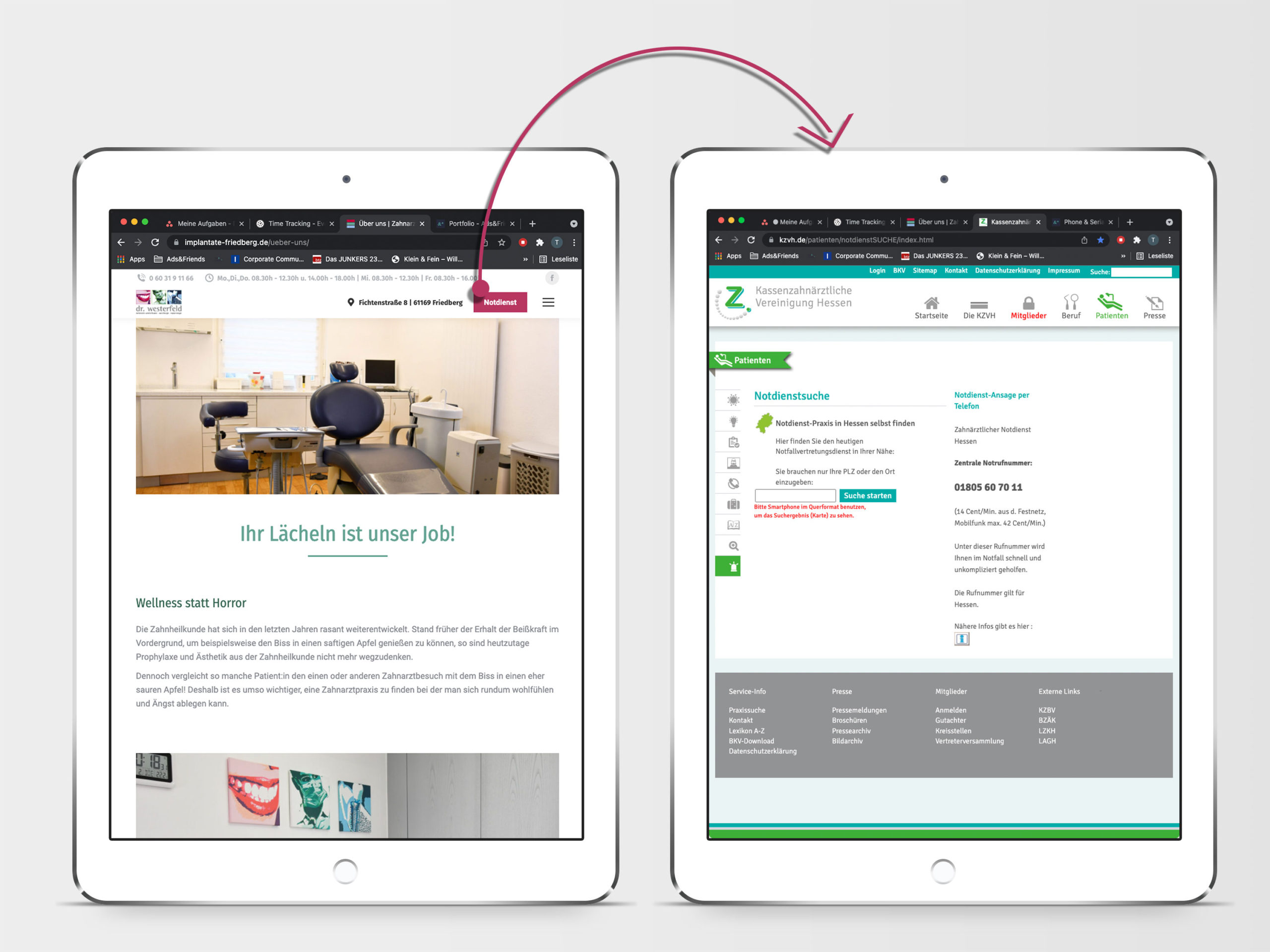 westerfeld_Tablet Desktop_Ansicht