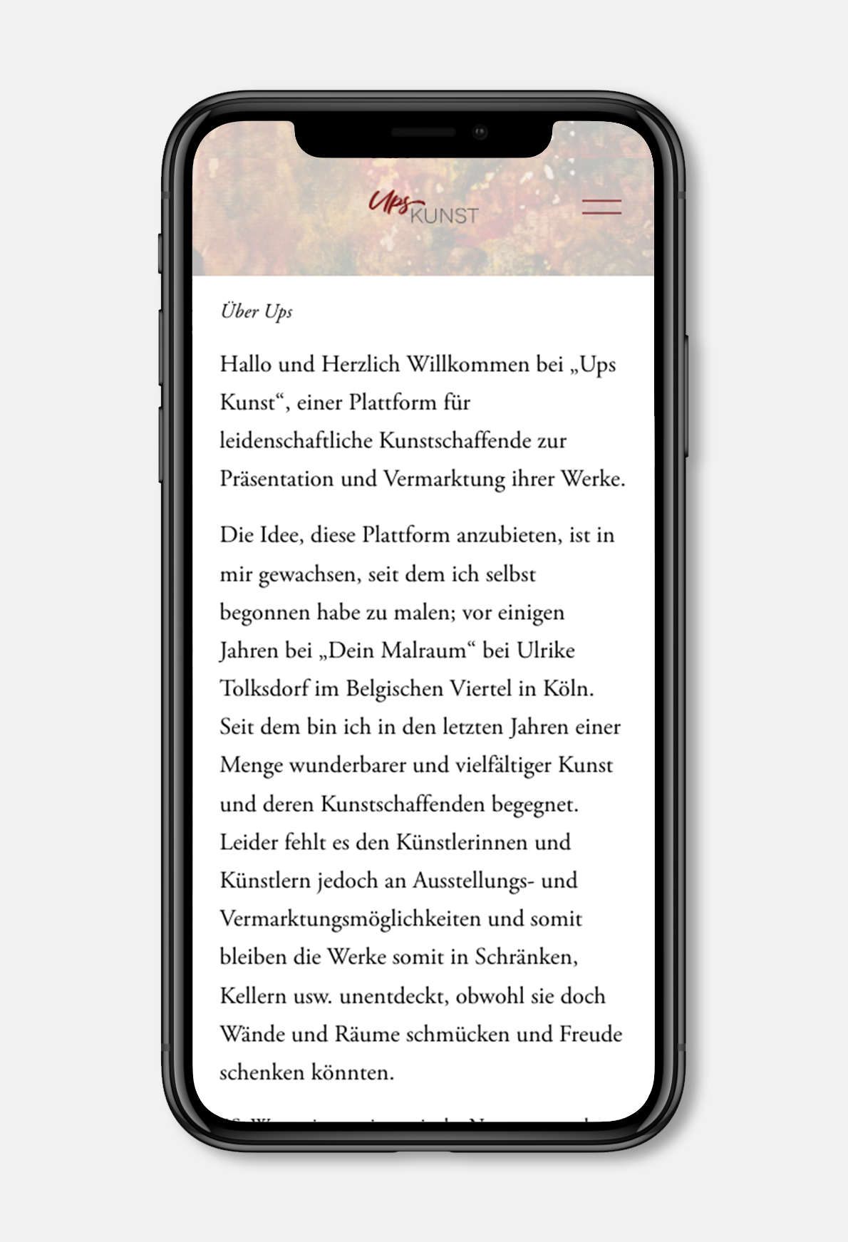 UpsKunst Mockup Mobile